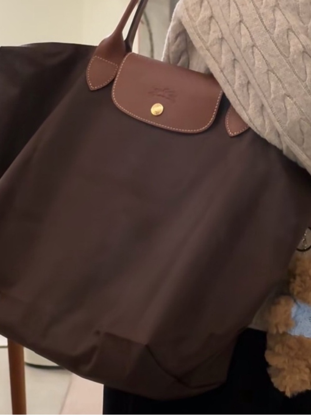 Longchamp large Brown tote